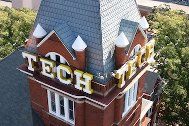 Picture of one of the buildings on Georgia Tech's campus